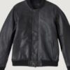 Men’s The Citizen Bomber Leather Black Jacket