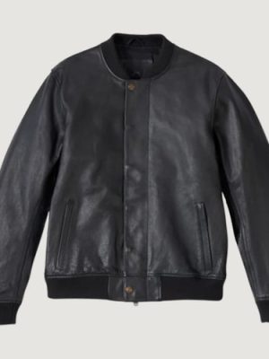 Men’s The Citizen Bomber Leather Black Jacket