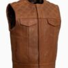 Men’s Timber motorcycle leather vest (limited edition)