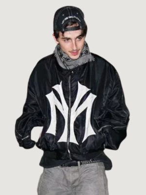 Men’s Timothée Chalamet Mowalola My City Black Jacket