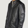 Men’s Toby Leather Black Jacket