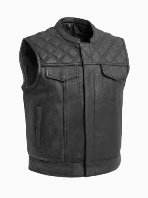 Men’s Upside Club Style Leather Vest