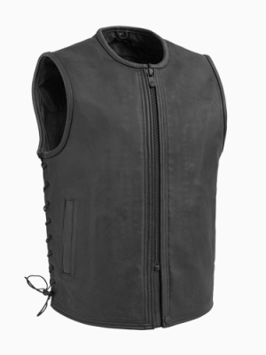 Men’s Venom Motorcycle Leather Vest