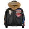 Pelle Pelle Fur American Bruiser Leather Jacket - Image 3