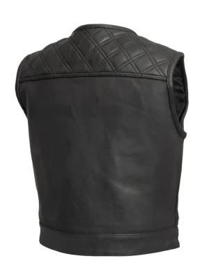 Men’s Shell Shock Motorcycle Leather Vest