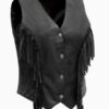 Women’s Apache Leather Motorcycle Vest