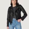 Women’s Camila Covertible 2 in 1 Black Vest Moto Jacket