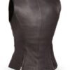 Women’s Fairmont Motorcycle Leather Vest - Image 2