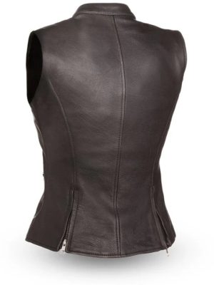 Women’s Fairmont Motorcycle Leather Vest