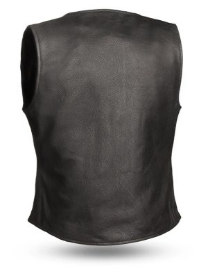 Women’s Honey Badger Motorcycle Leather Vest