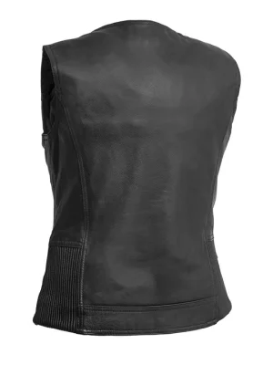 Women’s Lolita Motorcycle Leather Vest