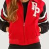 Women’s Pelle Pelle Black Chicago Tribute Wool Jacket