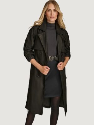 Women’s Rayna Trench Black Coat