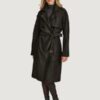 Women’s Rayna Trench Black Coat