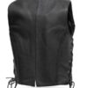 Women’s Trinity Motorcycle Western Style Leather Vest - Image 2