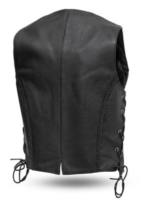 Women’s Trinity Motorcycle Western Style Leather Vest
