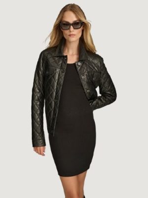 Women’s Winnie Quilted Black Jacket